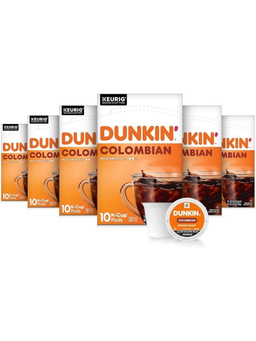 Colombian Medium Roast Coffee K-Cup Pods, 60 Count, Perfect for Keurig Machines